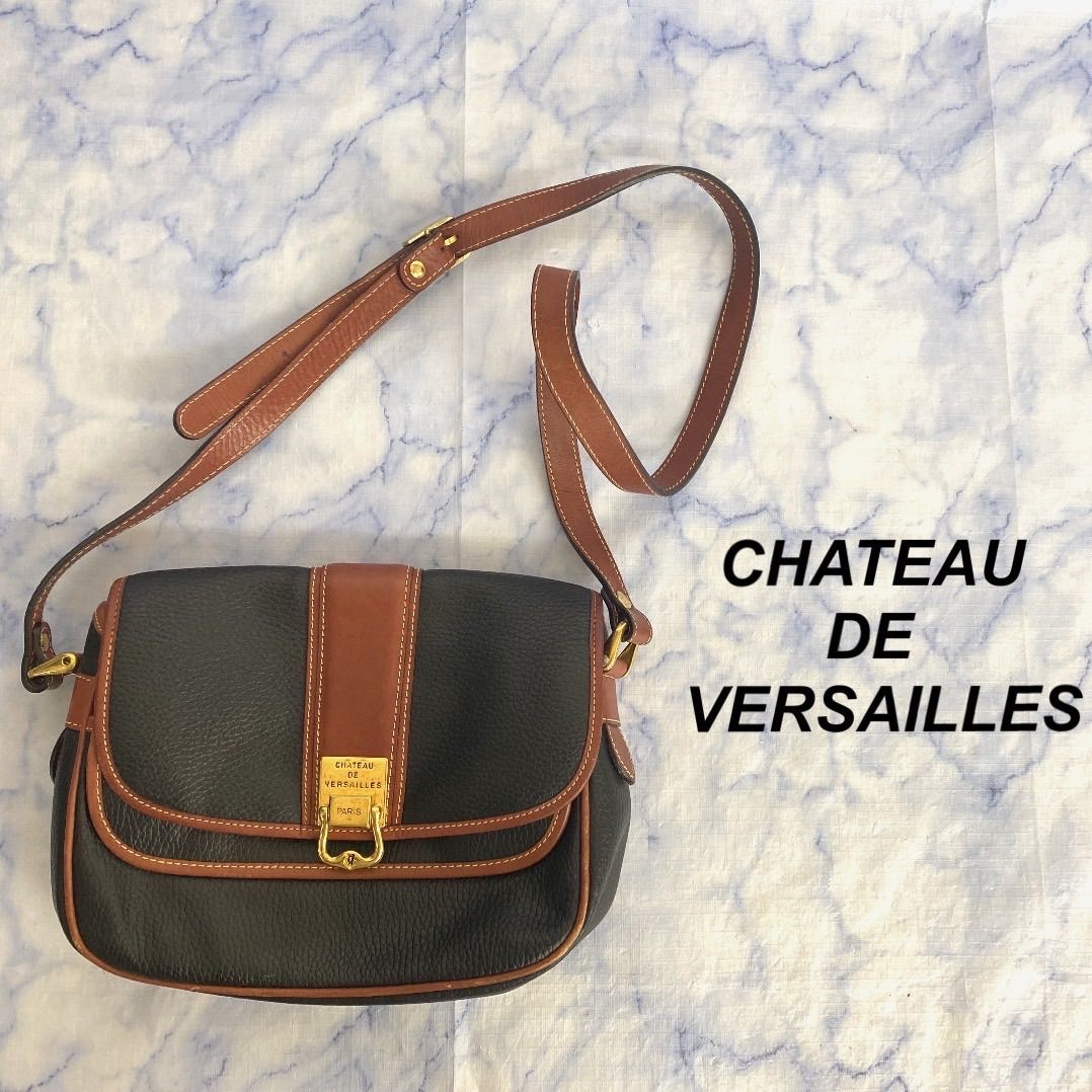 CHATEAU DE VERSAILLES レザー ショルダーバッグ B86 - メルカリ