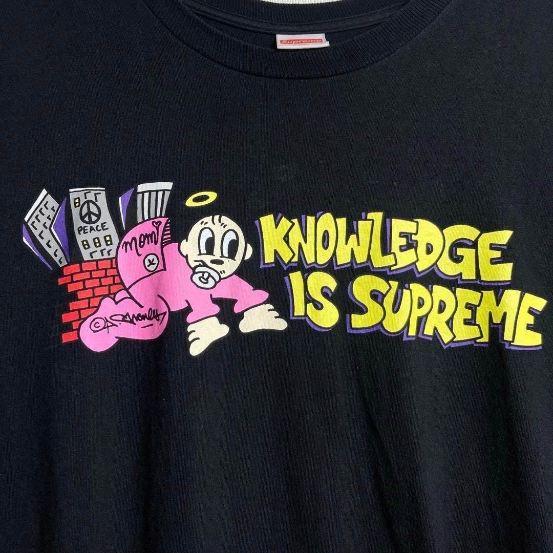 希少XLサイズ】シュプリーム ワンポイントロゴ入りTシャツ 黒 人気 