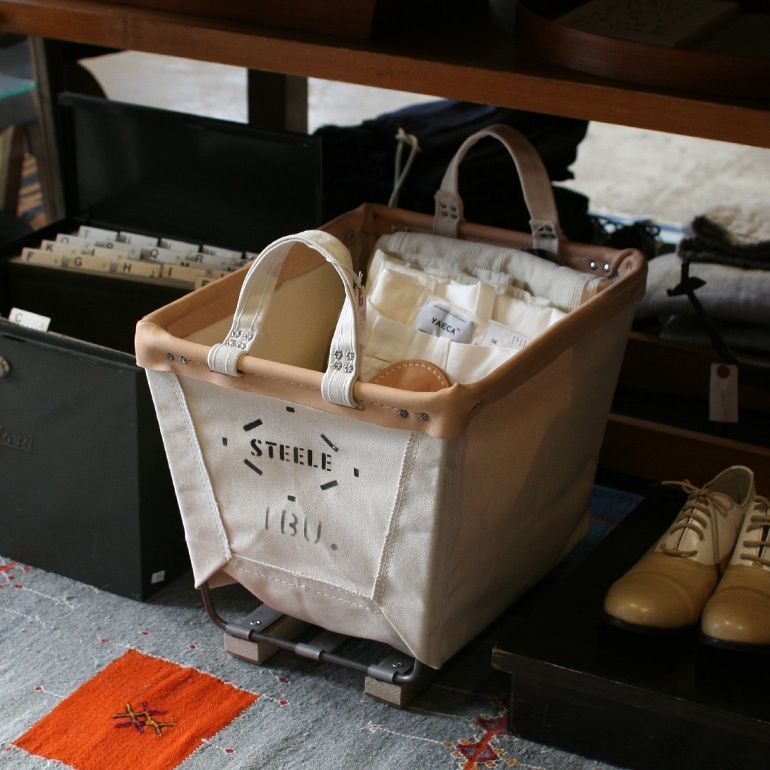 新品】【1点販売】STEELE CANVAS BASKET[スチールキャンバスバスケット
