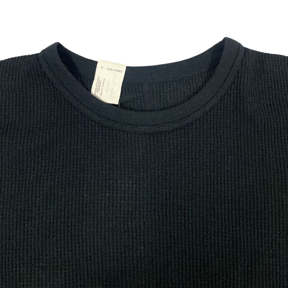 N.HOOLYWOOD エヌハリウッド 品番 5RCH ワッフル カットソー ブラック