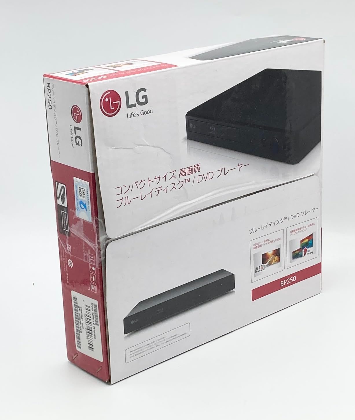 LG ブルーレイプレーヤー フルHDアップコンバート HDMIケーブル付属 BP250 - メルカリ