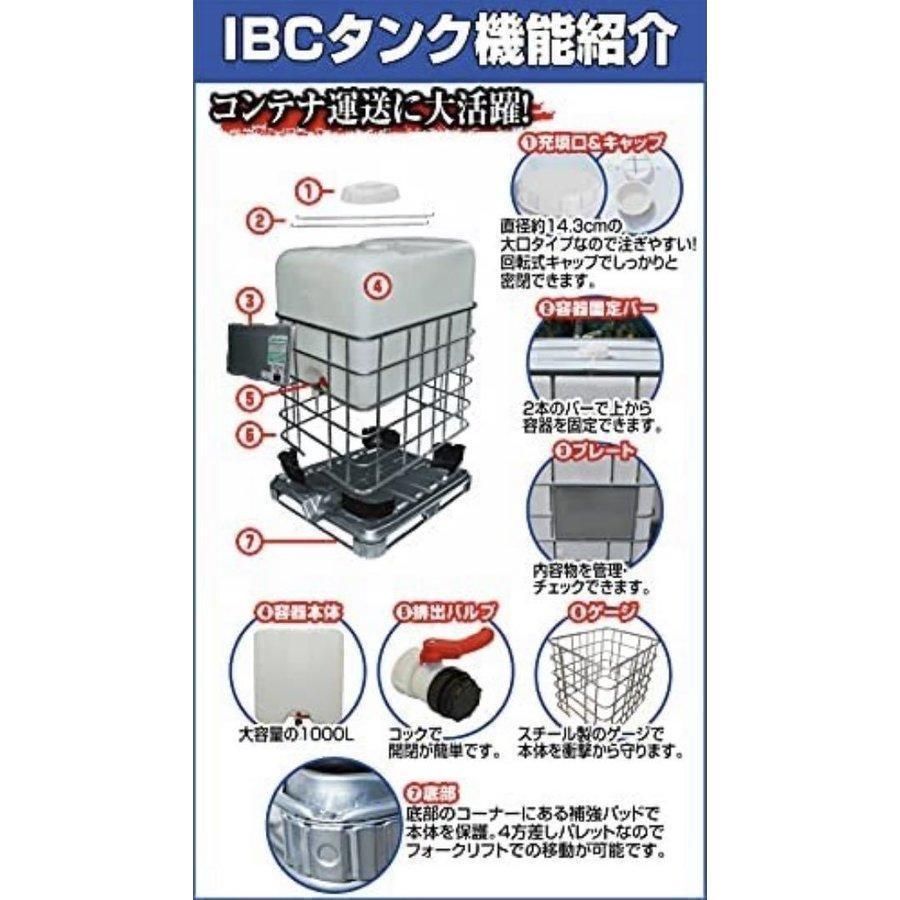 【美品洗浄済】1000L 貯水タンク IBCコンテナ 雨水災害備蓄 農業・工業用 貯水タンク 農業用 1000L 雨水タンク 大型（auctions.afimg.jp