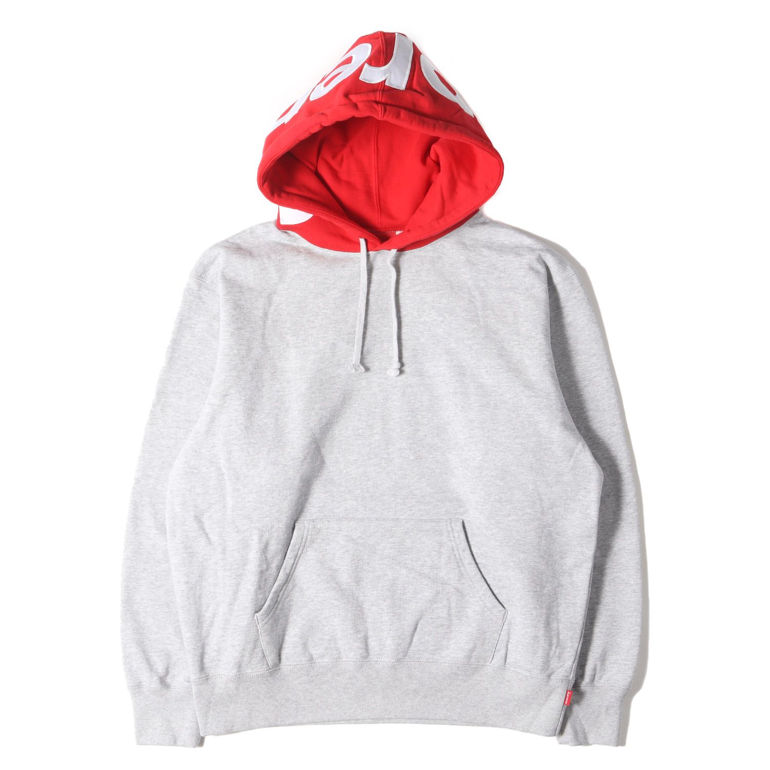 正規美品　Supreme シュプリーム　フードロゴパーカー Supreme フードロゴスウェットパーカー美品