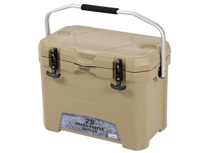 4営業日で発送 キャプテンスタッグ CAPTAIN STAG グランドフリーズ クーラー25 UE-0065 1個