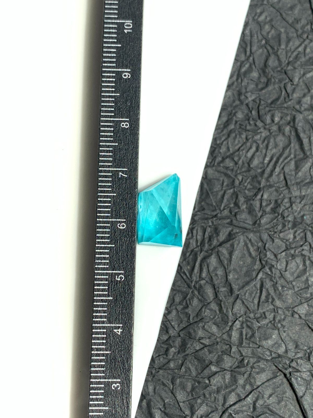 1点もの ターコイズ×クリスタルクォーツ ダブレットストーンリング