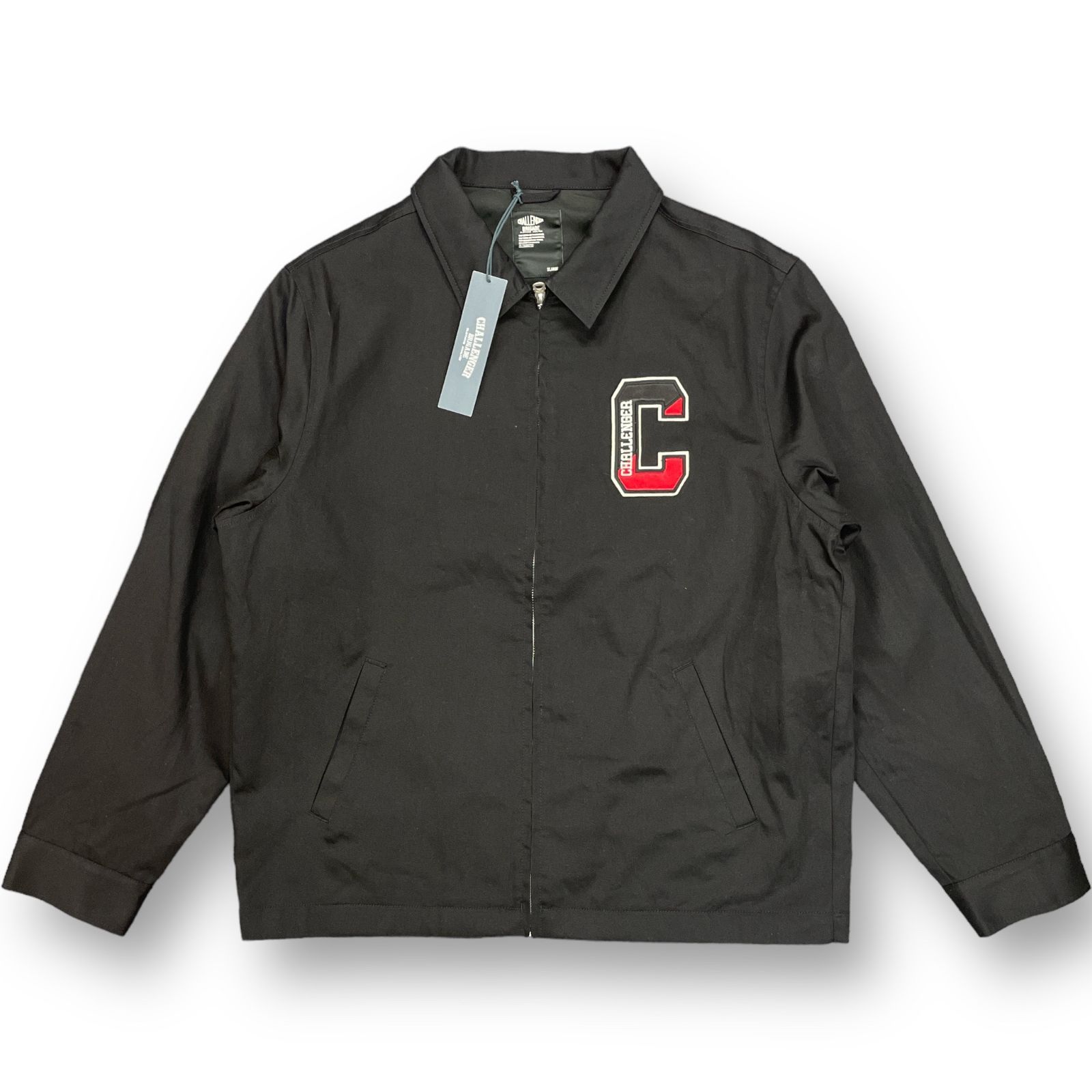CHALLENGER チャレンジャー ノーカラージャケット ブラックXL