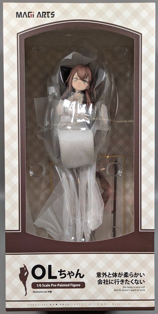 意外と身体が柔らかい会社に行きたくない OLちゃん 1/6スケール
