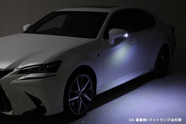 コンパクト発送 レクサス車用 LED ウインカーミラーレンズキット 流星Ver. ポジション ホワイト or ブルー フットランプ内蔵 //  ドアミラー シーケンシャルウインカー CT200h 10系 GS GS F HS250h 40系 後期 LS - メルカリ