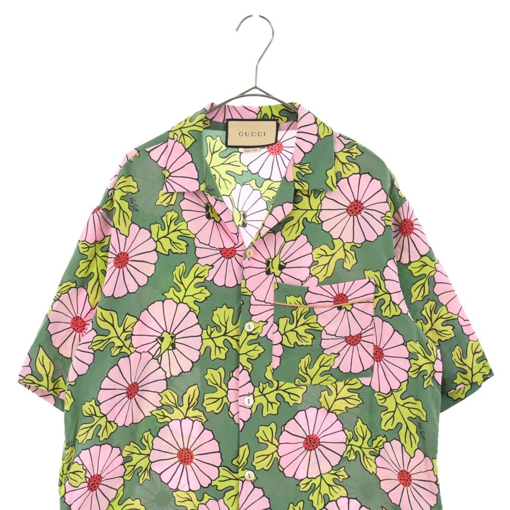 GUCCI (グッチ) ×Ken Scott Floral Bowling Shirt フローラル