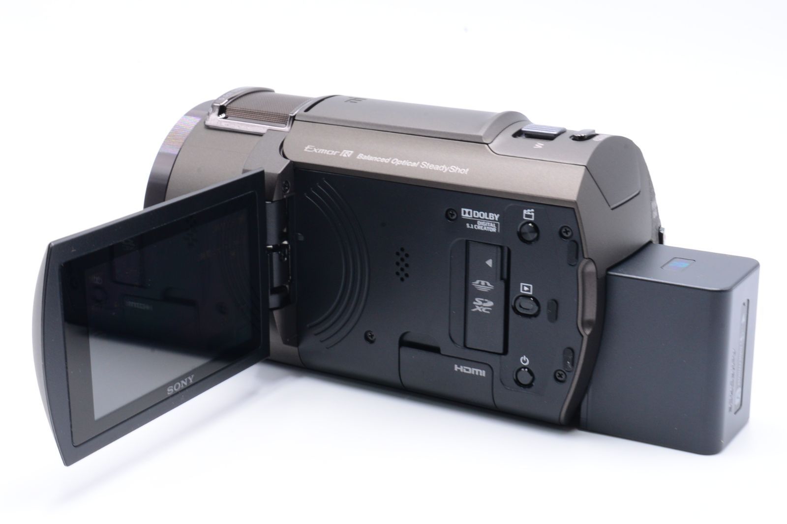ソニー 4K ビデオカメラ Handycam FDR-AX45 ブロンズブラウン 内蔵メモリー64GB 光学ズー 