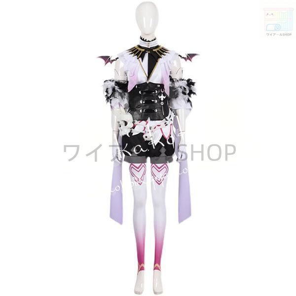 バーチャル YouTuber 風 VTuber にじさんじ Shu Yamino 闇ノシュウ コスプレ衣装 ウィッグcos靴 演出服 cosplay 変装 仮装