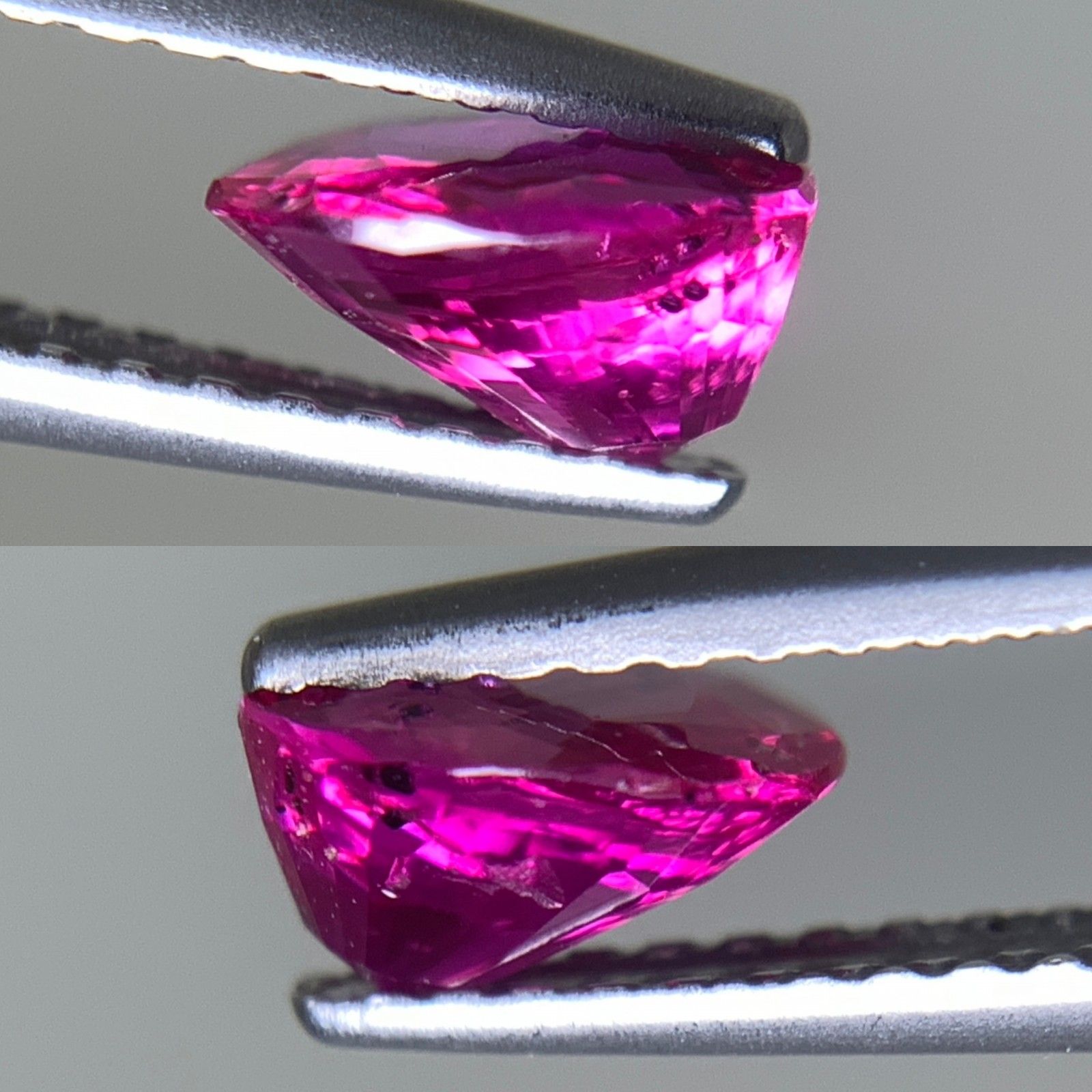 ルビー 天然 1.011ct 中央宝石ソーティング付き 6.46㎜×5.37