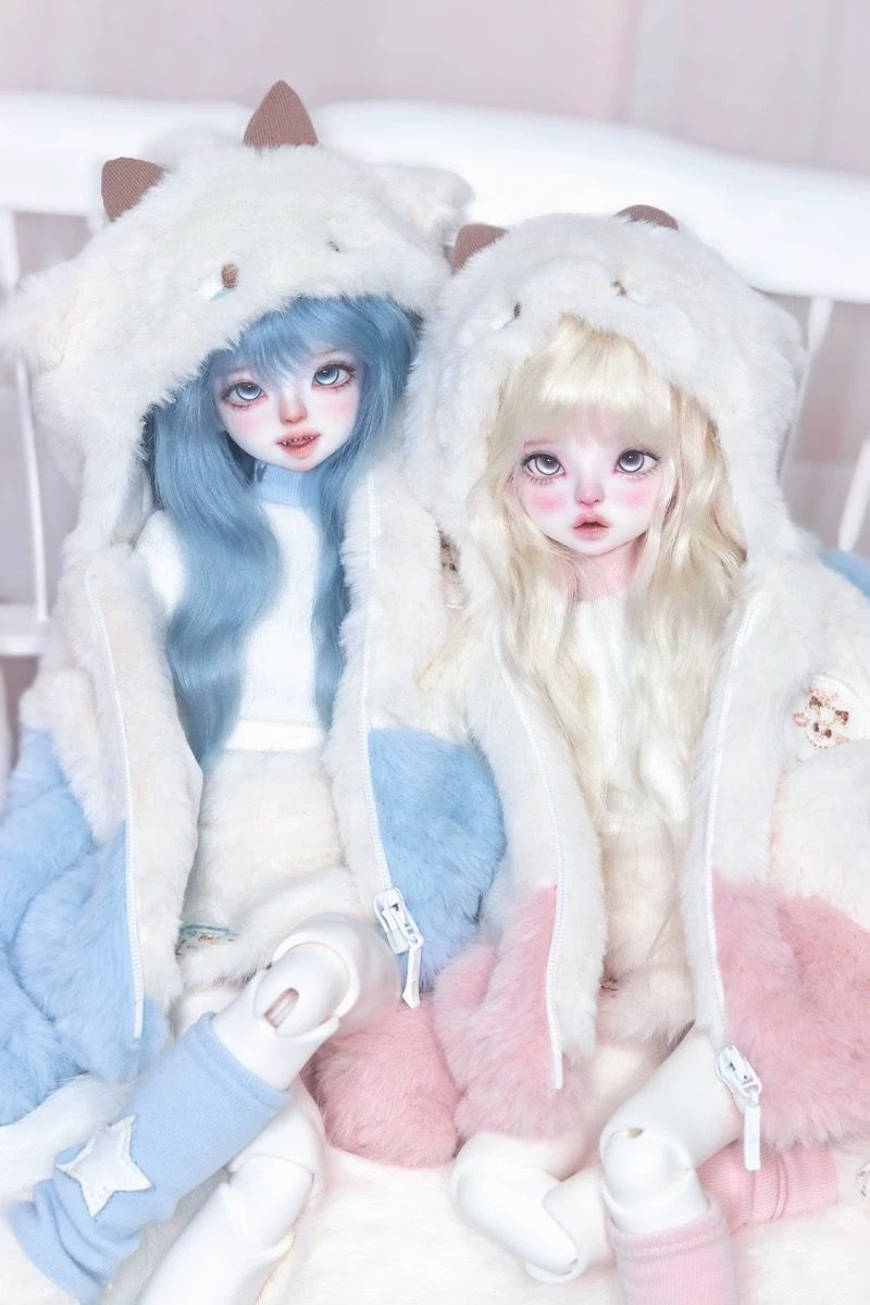 海外ディーラー製 ドール服 1/4 MDD 球体関節人形 もこもこ