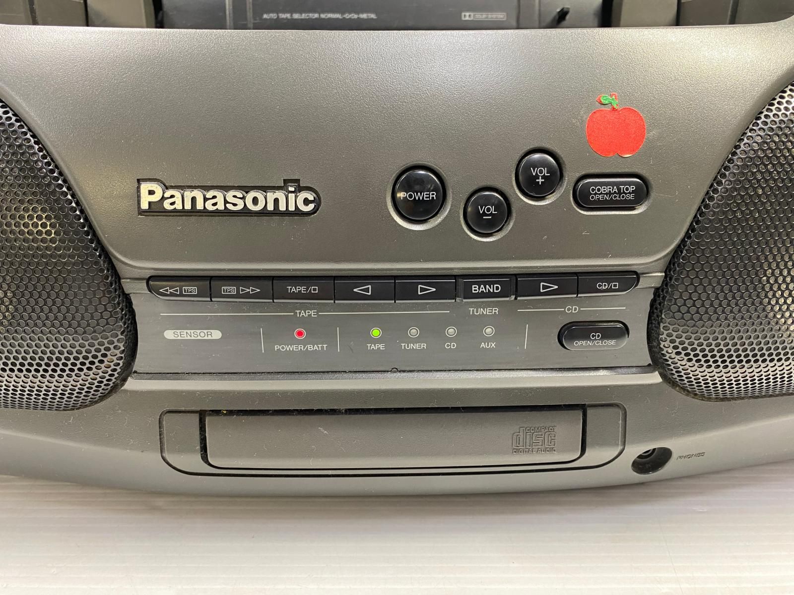 Panasonic RX-DT909 ジャンク品 ジャンク】Panasonic CDラジカセ RX