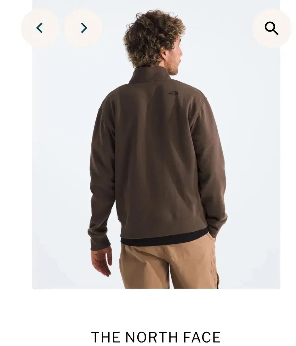 THE NORTH FACE ザ ノース フェイス ハーフジップ スモーキー ブラウン M