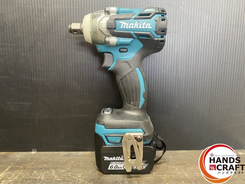 ● makita マキタ TW284DRGX インパクトレンチ 最大255N m バッテリー 14.4V 6.0Ah ×2 充電器 ケース付