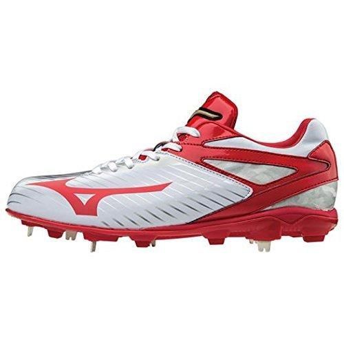 ミズノ(MIZUNO) 野球 スパイク グローバルエリート GEキャンバー PS 11GM181262 ホワイト/レッド 24.5cm