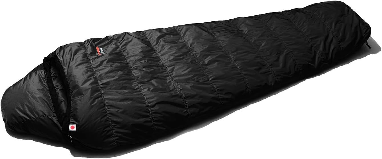 NANGA 日本製シュラフ750DXオーロラ 750DX (オールブラック)