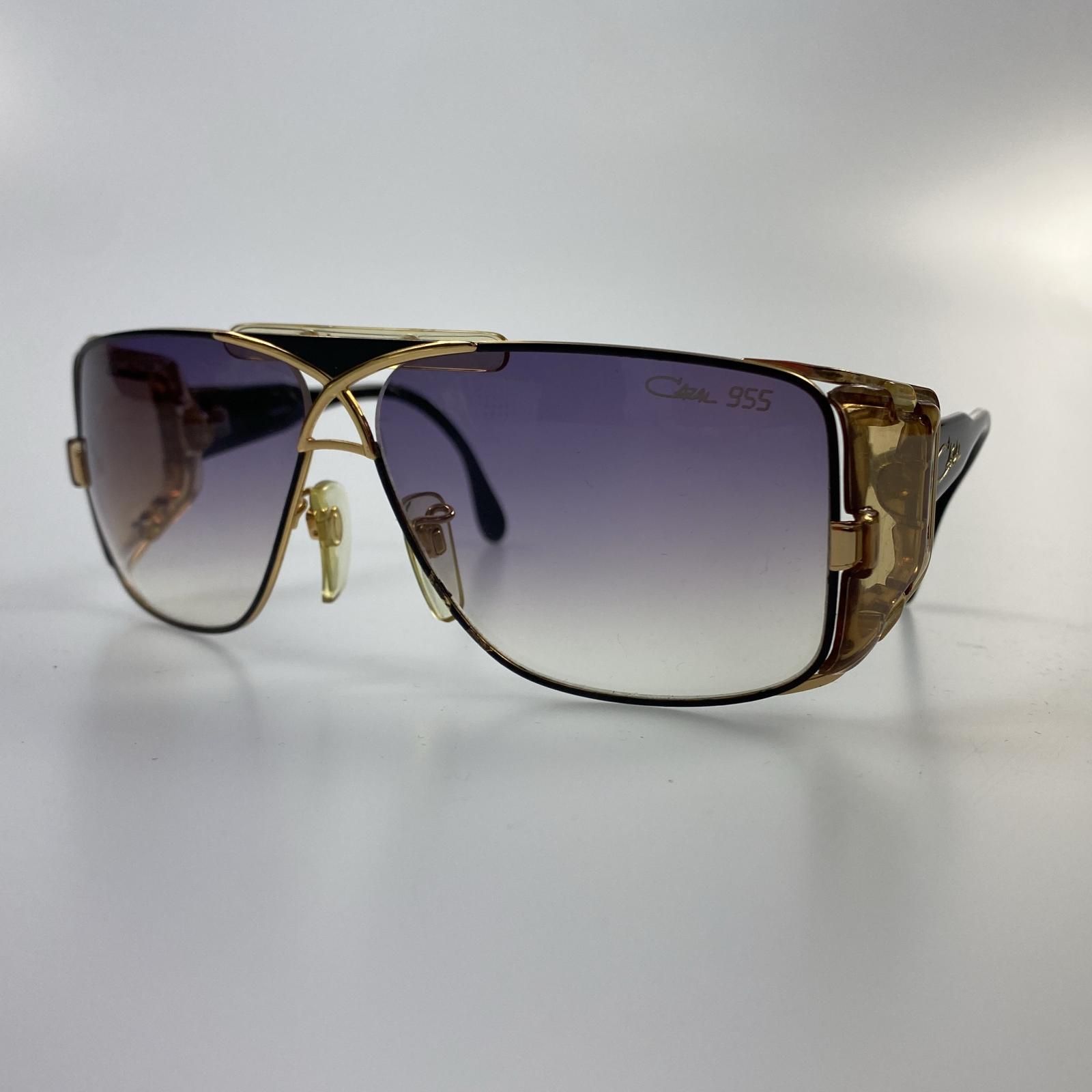 Cazal カザール ゴールド サングラス　美品 CAZAL カザール サングラス MOD.9097 col.001/003 58mm gold