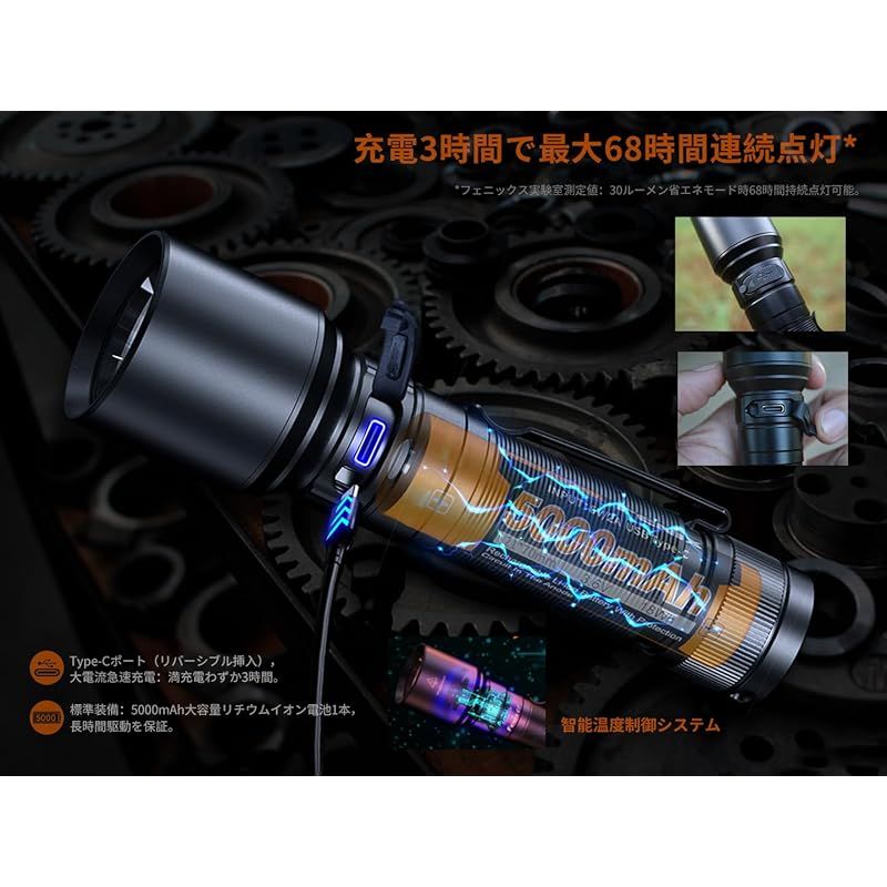 Fenix C7 LED 懐中電灯 強力 超高輝度 3000ルーメン 470メートル Fenix C7 LED 懐中電灯 強力 超高輝度 3000ルーメン 470メートル