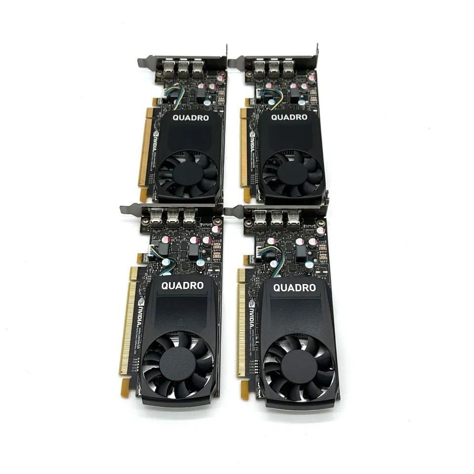 4個セット NVIDIA Quadro P400 2GB GDDR5 4K対応 3画面表示 ロープロファイル