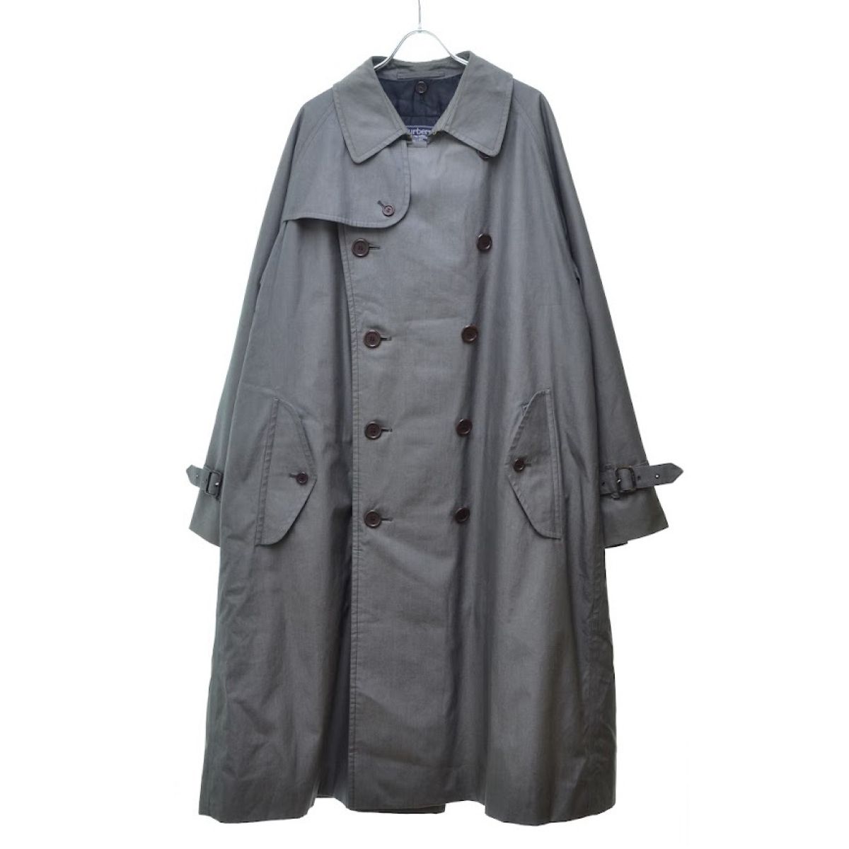BURBERRY】80s イングランド製 一枚袖 ダブルトレンチコート - メルカリ