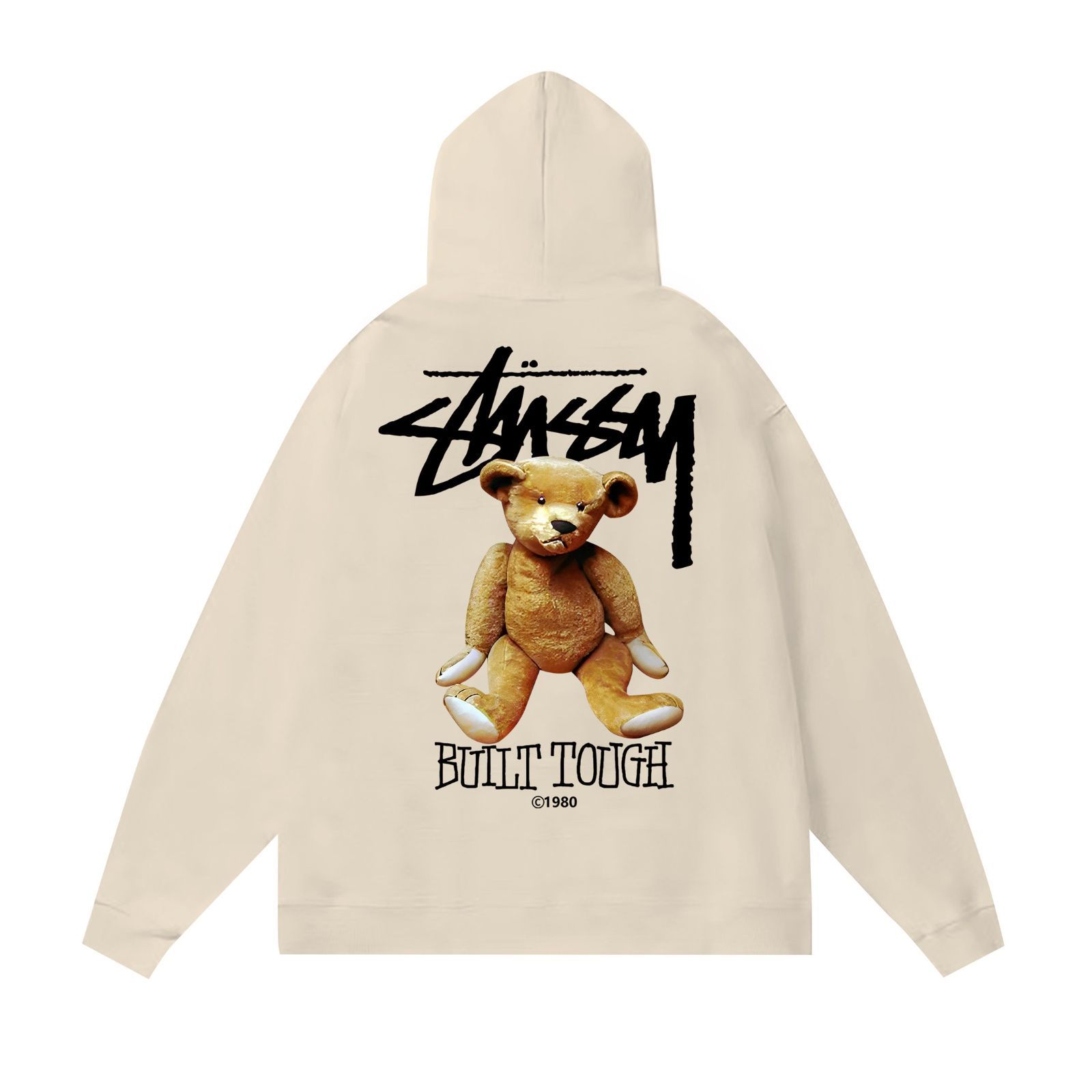 STUSSY SS23 ロゴ小熊フーディ 男女兼用 5色