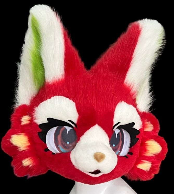 着ぐるみヘッド kigurumi NO.3 赤 ファースーツ 全頭ヘッド ケモノ