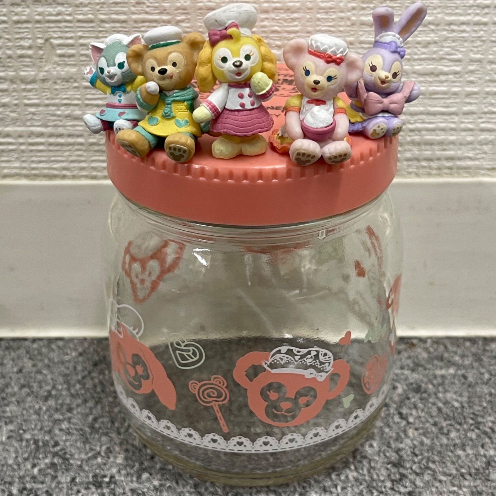 NPA】Disney Duffy ディズニー ダッフィー ガラス瓶 ボトル 紅茶 4種