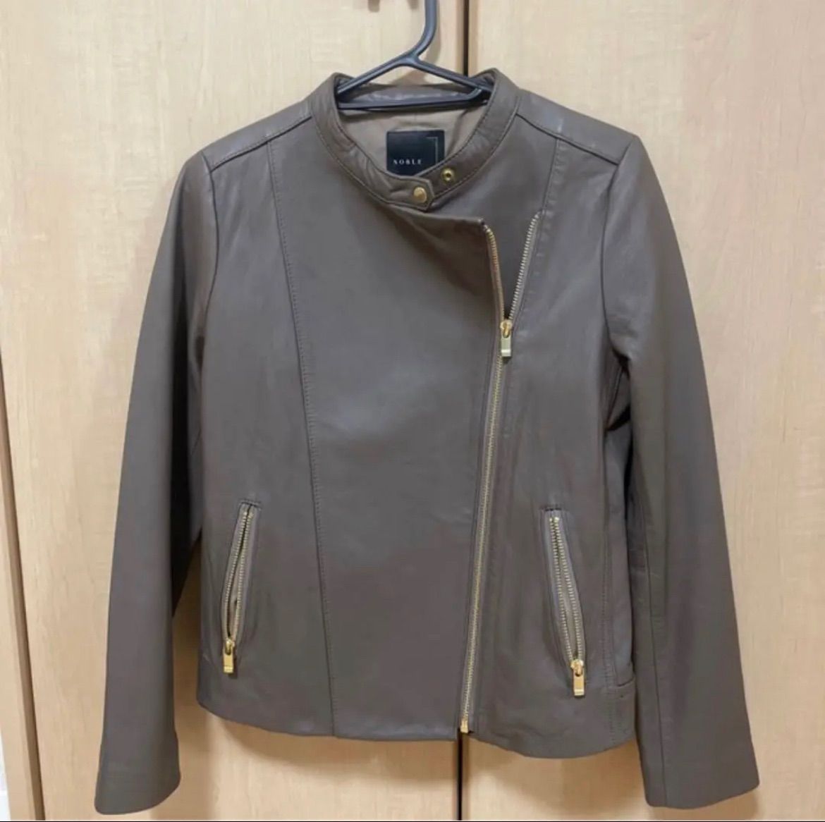 RAP様専用 ファッション ソフトラムレザー ライダースブルゾン