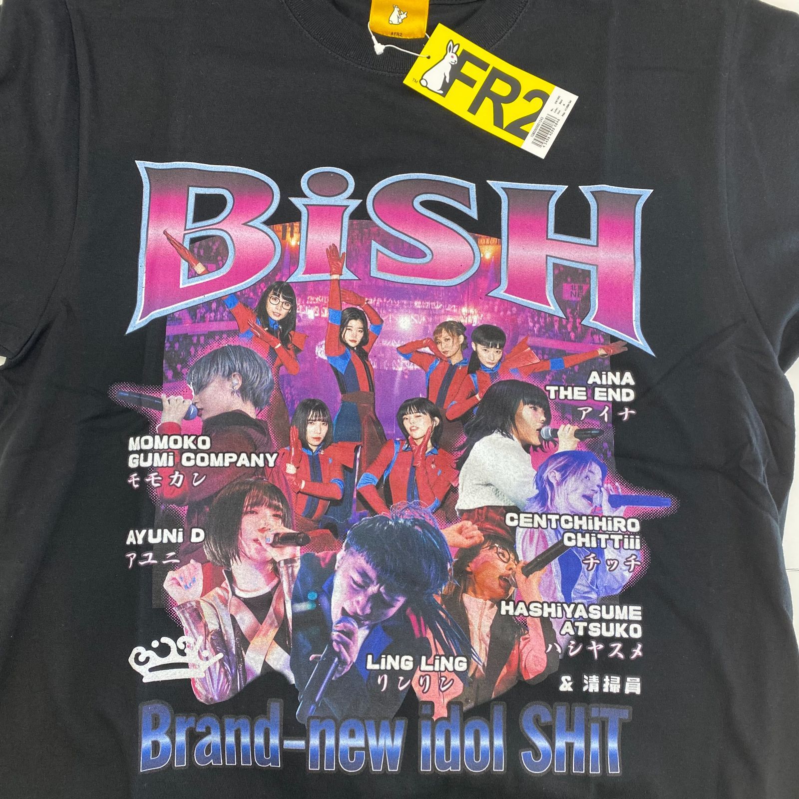 BiSH x #FR2 コラボTシャツ 半袖 Mサイズ ブラック - メルカリ