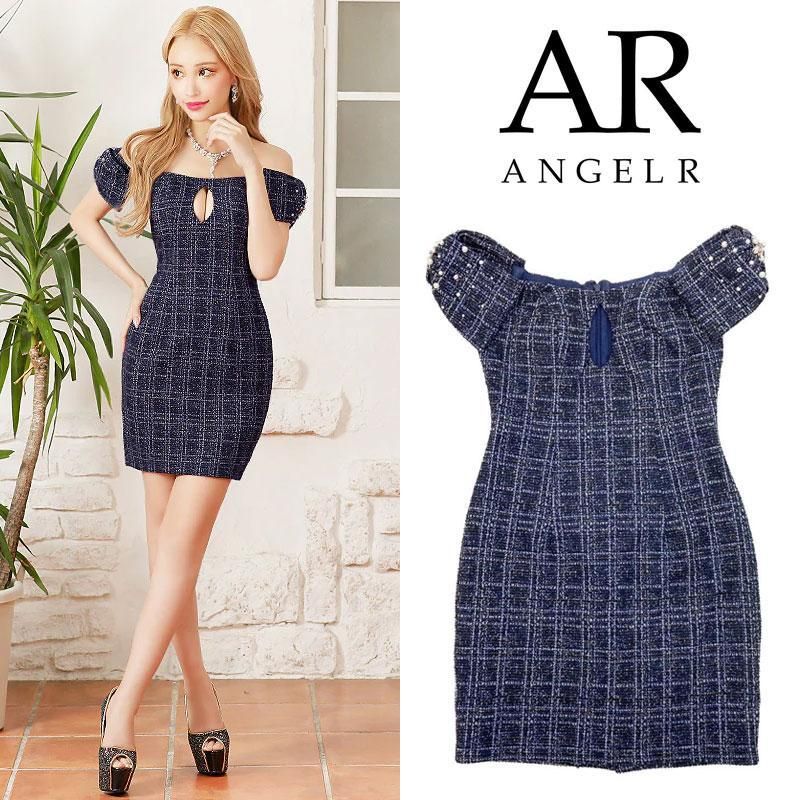 AngelR エンジェルアール オフショルダー リボン タイトミニドレス AngelR / エンジェルアール】オフショルダー リボン タイトミニ