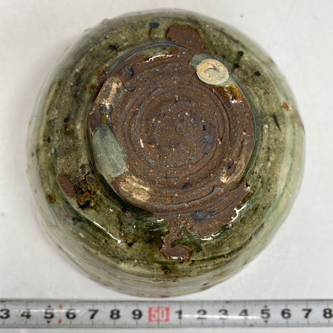 水野澤三(名工)陽山窯　美濃茶碗　共箱 直径12.3cm 東H5-1223① 水野澤三(名工)陽山窯 美濃茶碗 共箱 直径12.3cm 東H5-1223①