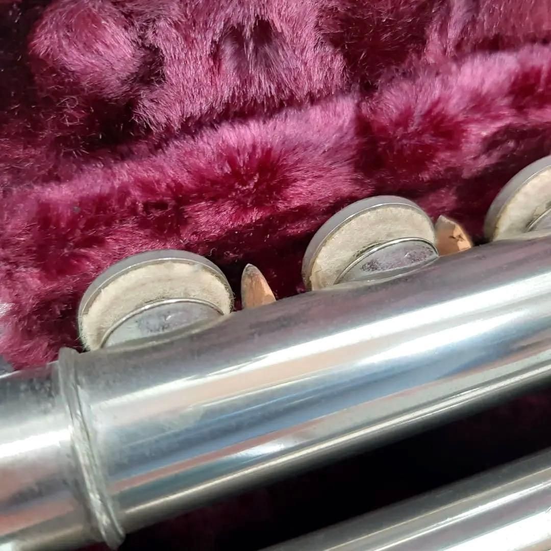 X363 Pearl パール PF-661 フルート 頭部管銀製 Eメカ 楽器