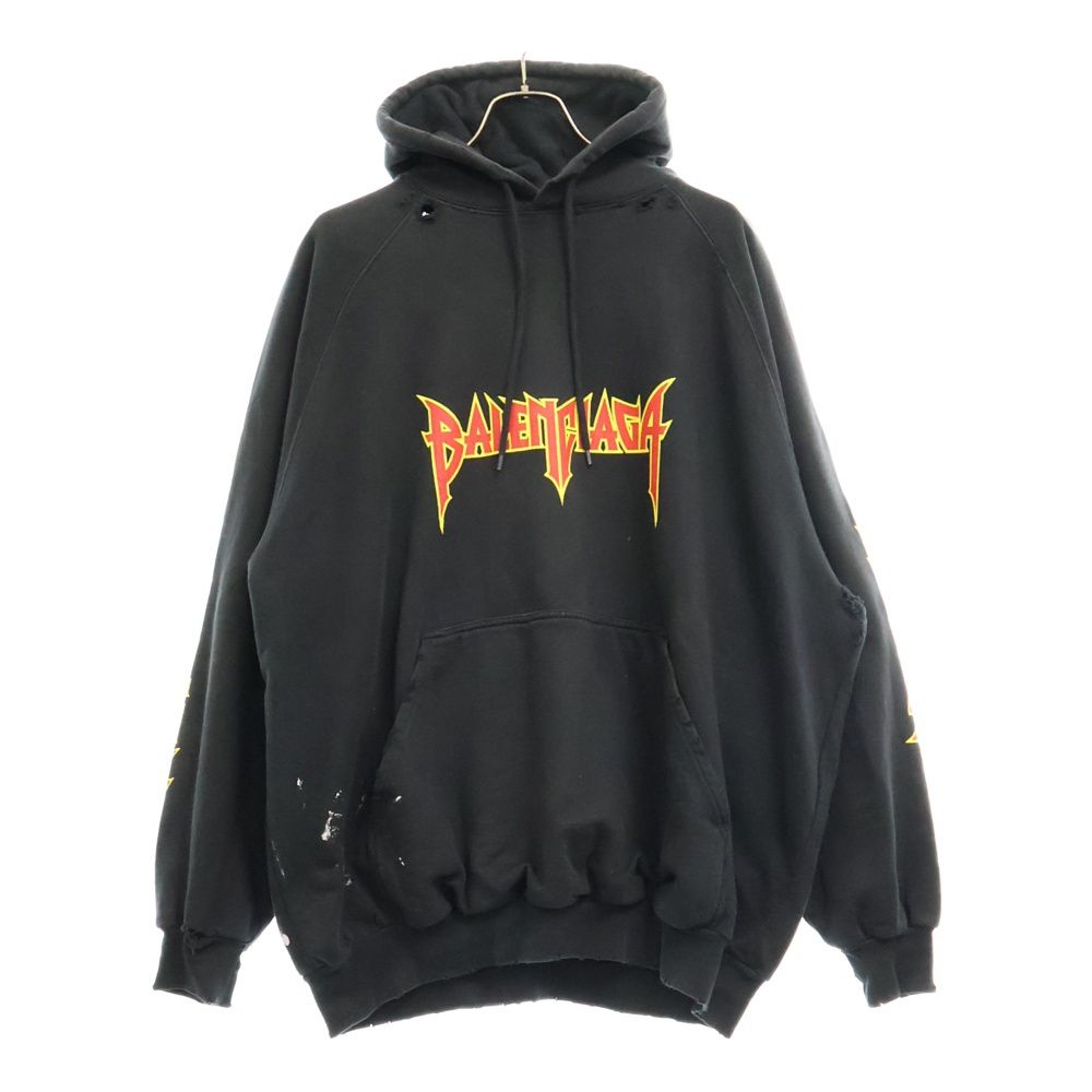 BALENCIAGA (バレンシアガ) 22SS Metal Hoodie Logo バレンシアガ 