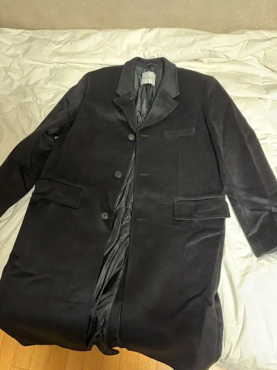 ノンブランク ３ボタン カシミア コート