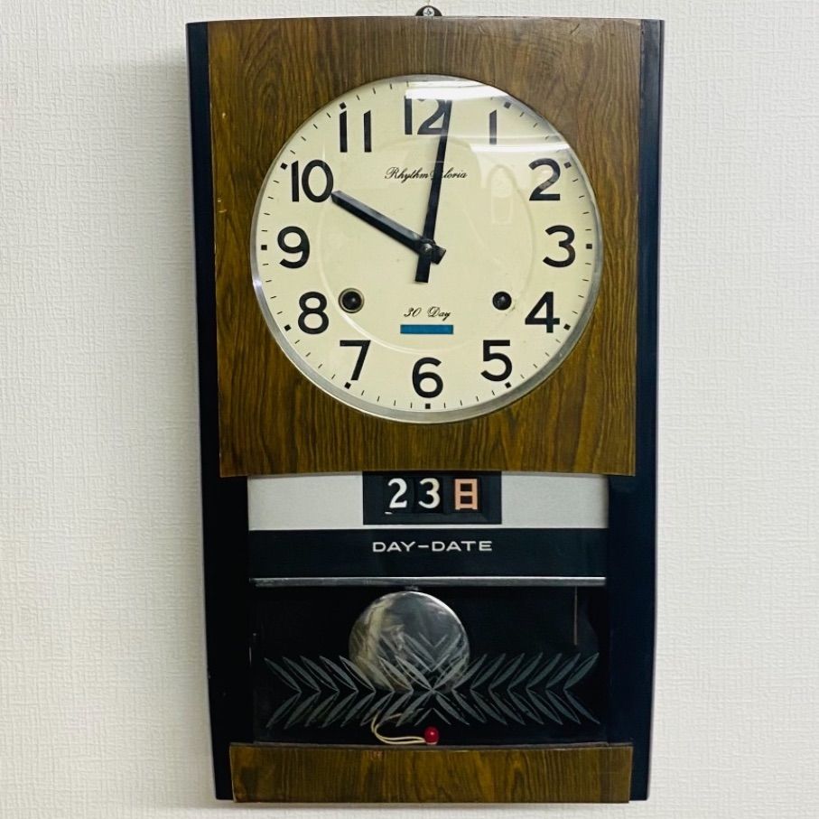 NEW低価柱時計 掛時計 GLORY ゼンマイ式 振り子時計 インテリア時計