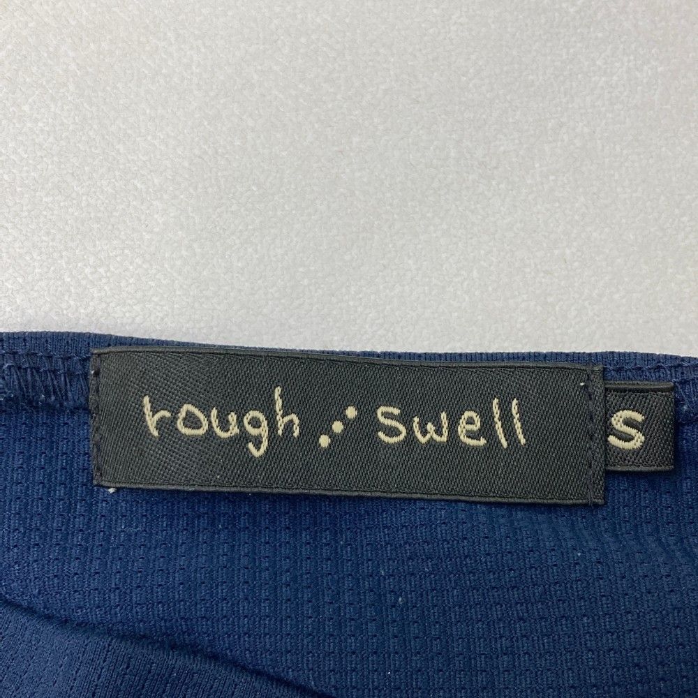 サイズ：S ROUGH&SWELL ラフアンドスウェル  ハイネック 長袖Tシャツ カモノハシ  ネイビー系 [240101460178] ゴルフウェア メンズ ストスト サイズ：S ROUGH&SWELL ラフアンドスウェル ハイネック 長袖T