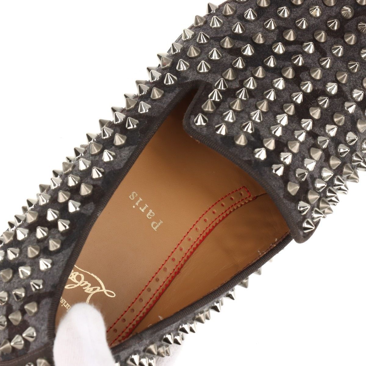 Christian Louboutin クリスチャンルブタン DANDELION SPIKES FLAT 
