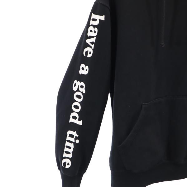 have a good パーカー 黒 ハブアグットタイム スウェットパーカー M ブラック系 have a