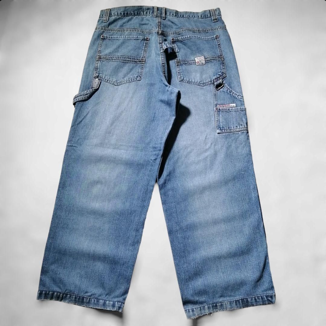 極太】古着 90s 00s PACO JEANS ワイドデニム バギーパンツ ペインターパンツ HIPHOP ヒップホップ B系 実寸 W36 L29  - メルカリ