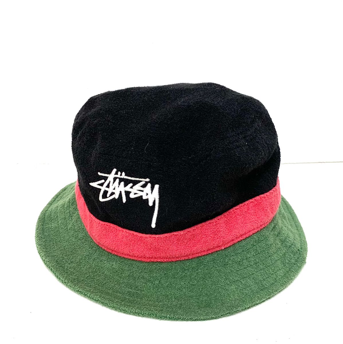 ステューシー STUSSY Stock Terry Bucket Hat バケットハット  帽子 メンズ帽子 ハット ロゴ マルチカラー 201goods-264