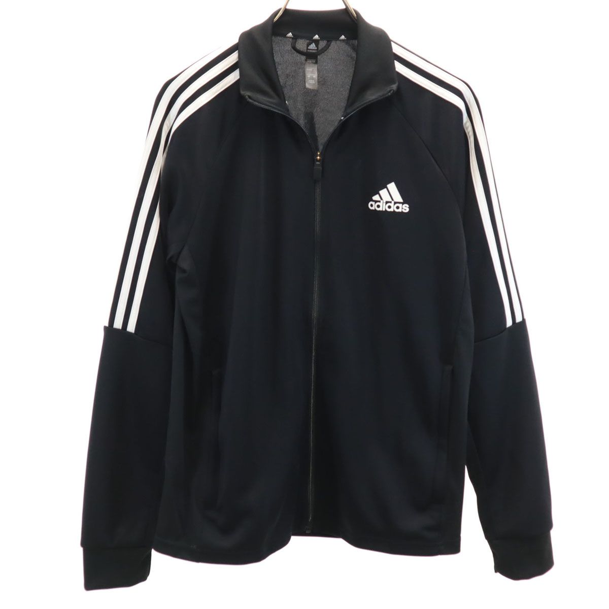 adidas アディダス トラックジャケット L ブラック ジャージ メンズ 