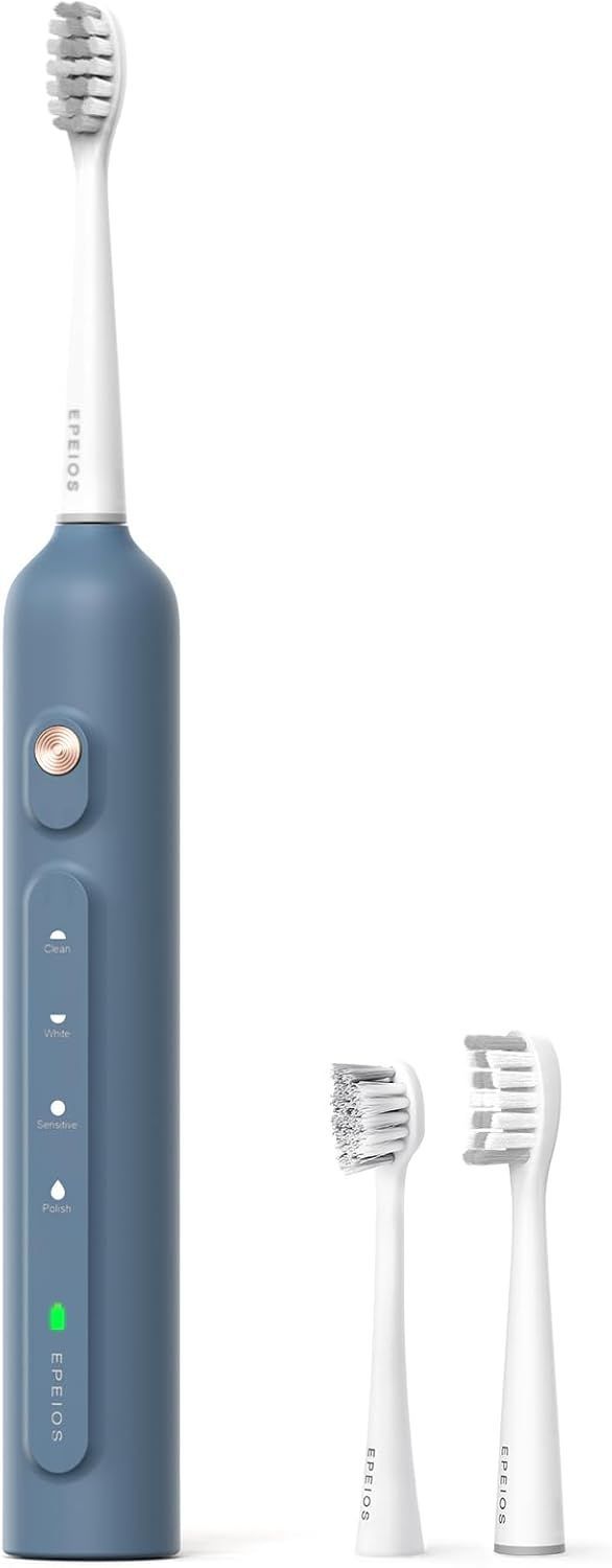 EPEIOS OKare PRO 電動歯ブラシ 替えブラシ2本 IPX7 デニムブルー
