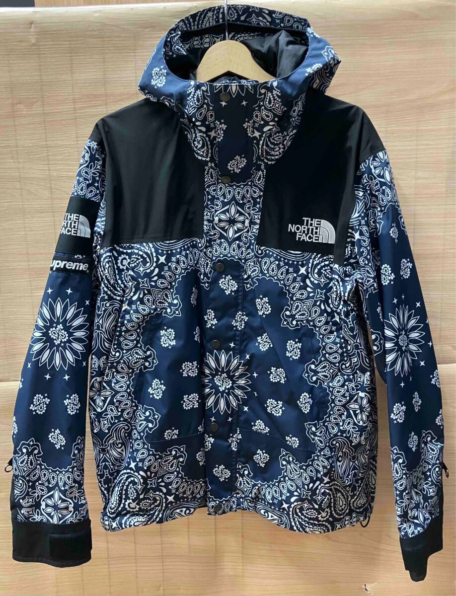 Supreme×THE NORTH FACE/シュプリーム/ザノースフェイス/Bandana Mountain Parka/バンダナ/14AW/NP514001／L  - メルカリ