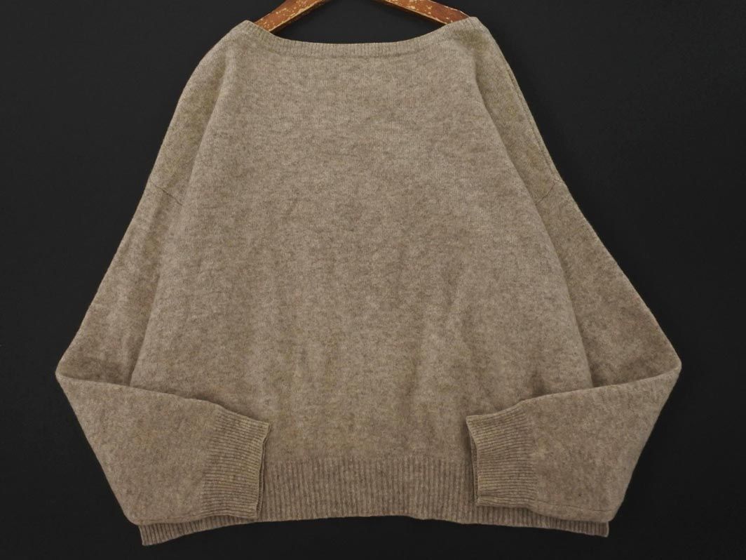 MACPHEE マカフィー　ウール　カシミヤセーター　ベージュ　お値下げ中 MACPHEE（マカフィー）の「ラムカシミヤ クルーネックプル