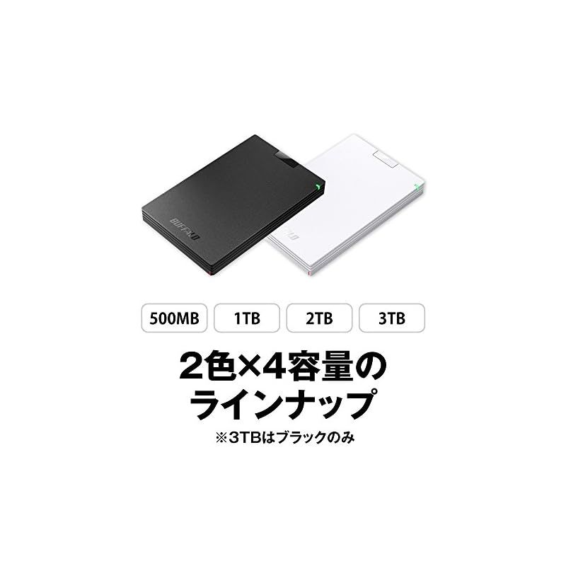 BUFFALO ポータブルHDD 2.0TB HD-PCG2.0U3-GBA HDPCG2.0U3GBA」の人気