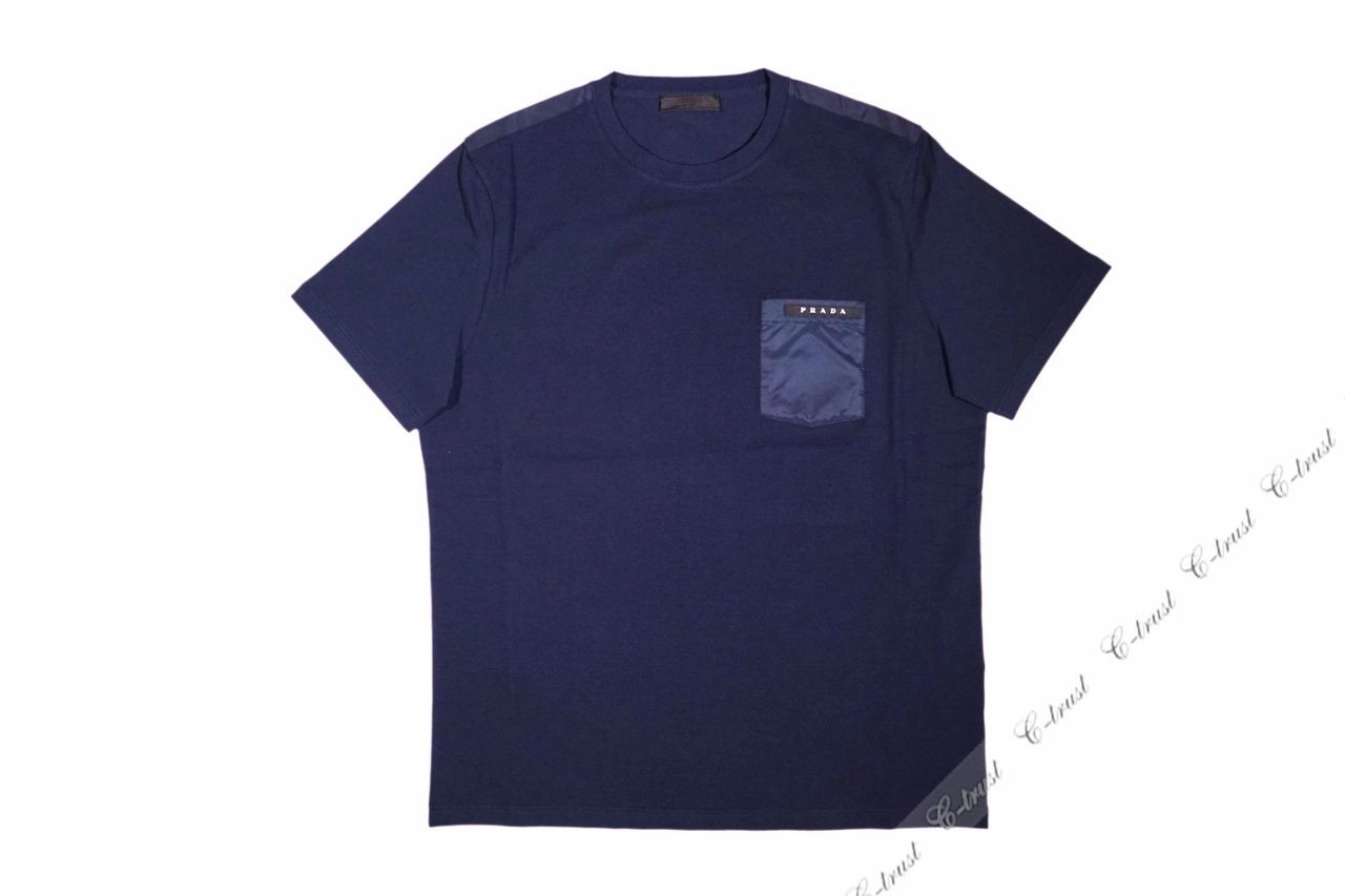 PRADA プラダ Tシャツ クルーネック ロゴ SJN250 710 F0008 新品