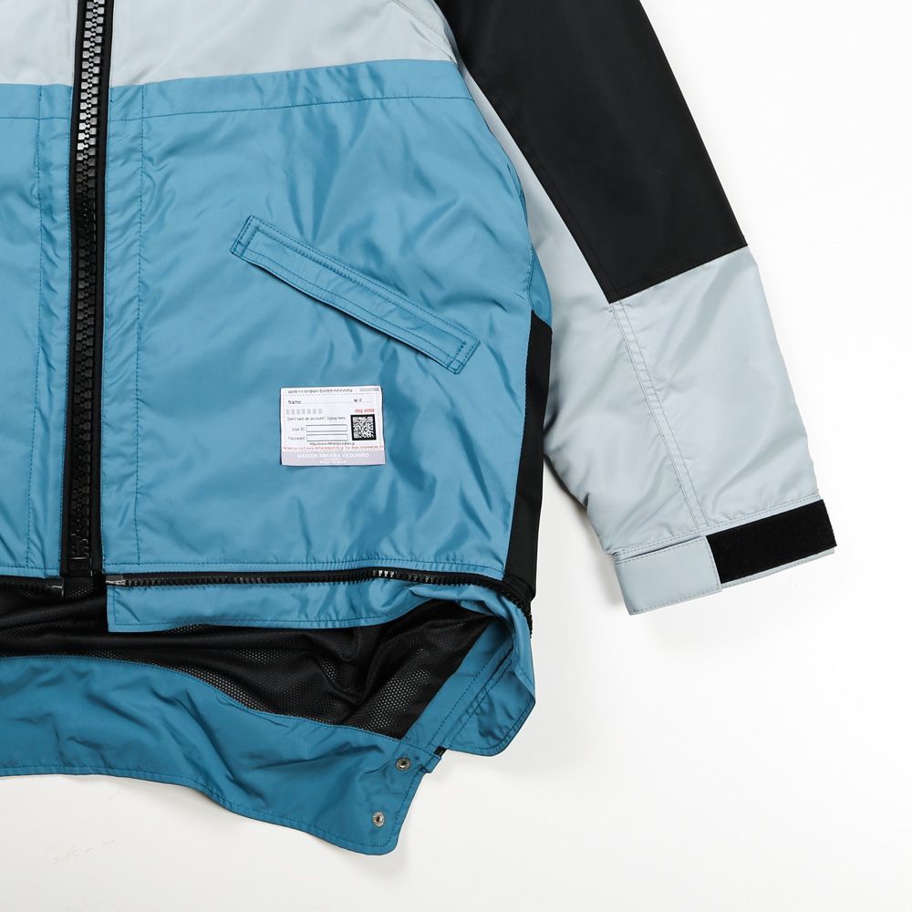 【Maison MIHARA YASUHIRO/メゾン ミハラヤスヒロ】Bottom Layerd Nylon Jacket / レイヤード  ナイロンジャケット / A10BL053【送料無料】