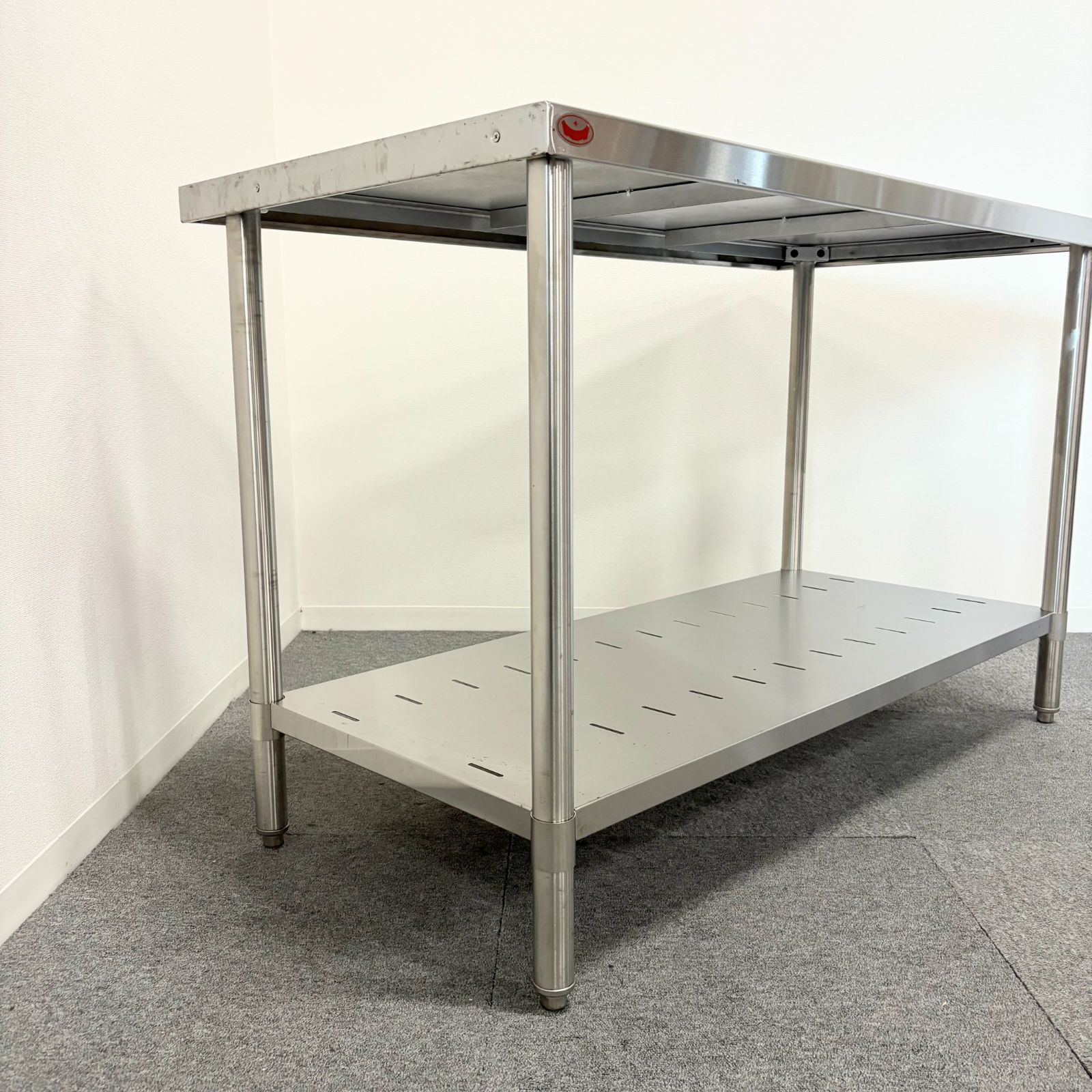 ステンレス作業台|マルゼン|BW-126N|幅1200mm×奥行600mm×高さ800mm|業務用|厨房機器|台|棚|テーブル|1571